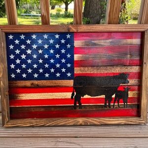 Cow Wood Flag